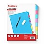 Staples Write-On Paper Dividers, 8 Tabs, Assorted Colors (13513/23181)~#|#~0D8B5614-A070-4099-858B3AE54732F8DF_sc7