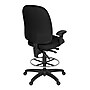 Regency Comfort Series Fabric Drafting Chair with Footrest and Lumbar Support, Black (125-DK-BK)~#|#~0D8F3233-9A45-4C4E-9EF245771F01BD82_sc7