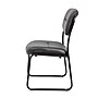Boss Armless Leather Sled Base Side Chair, Black (B9539)~#|#~0D9128D1-8F8D-4479-81F17AAB2BC3DDD3_sc7