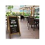 Excello Global Products Indoor/Outdoor A-Frame Sidewalk Sign, 22.8" x 40", Black/Brown (GPP-0001-S)~#|#~0D9AE34E-9D3C-4920-8AAE39533A354180_sc7