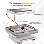 Mount-It! MedHub Motorized Height-Adjustable Mobile Medical Cart Workstation with Locking Casters, White/Gray (MI-16040)~#|#~0DB52038-8440-4CD6-9899928CACA1861A_sc7