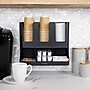 Mind Reader 6 Compartment 2-Tier Cup and Condiment Countertop Organizer, Black (UPRIGHT6-BLK)~#|#~0DB60549-0082-4FA9-83AABEAD2EA34DDA_sc7
