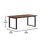 Flash Furniture Redmond 72"W x 36"D Conference Table, Laminate, Walnut (MTM7236WLTUBF)~#|#~0DBA7AEE-AE24-45F9-A8B807D01B37BFF9_sc7