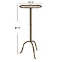 Storied Home Metal Martini Cocktail Table, Antique Brass (EC1446)~#|#~0DD134B7-72F7-4CCF-AE20307706D70FDD_sc7