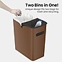 iTouchless SlimGiant Polypropylene Trash Can with no Lid, Toffee Brown, 4.2 gal., 6/Pack (SG105Nx6)~#|#~0DE6147D-1321-40CD-839FE3B48EA474CA_sc7