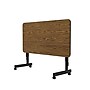 Correll Econoline 48"W x 24"D Adjustable Foldable Training Room Table, Laminate, With Wheels, Medium Oak (FTM2448TF06)~#|#~0E046CE8-B112-4952-914D84167035727B_sc7