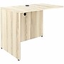 Lorell Essentials 23.62"D x 41.37"W Rectangular Return Shell, Modern Elm (LLR66321)~#|#~0E0AD200-6FEF-4094-B0596BAFB5EA93C8_sc7