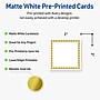 Avery Pre-Printed Gold Beads Design Matte Blank Card, White, 120/Pack (S00-DJE)~#|#~0E0CB34A-FC72-4F49-92CB20B3CD5C12D9_sc7