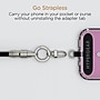 HyperGear TECHcessories 2-in-1 Universal Crossbody Phone Strap with USB-C Charging Cable, Black (16280)~#|#~0E37CE1F-45AB-4327-BB7653E021297E39_sc7