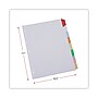 Universal Insertable Paper Divider, 8-Tab, White, 8/Set (UNV20819)~#|#~0E3FD61C-0636-4C98-835B408FBDC72454_sc7