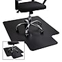 Mind Reader Hard Floor Chair Mat with Lip, 36" x 48", Black (2OFFCMAT-BLK)~#|#~0E5D5720-6CF3-4D87-8D8660901FEF5AFF_sc7