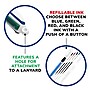 BIC 4-Color Retractable Ballpoint Pens, Medium Point, 1.4mm, Assorted Ink, 3/Pack (14540)~#|#~0E7277C9-3322-464F-99EF1657FE15900B_sc7