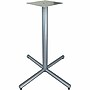 Lorell Hospitality/Conference X-Base, 40.8" Height x 45" Width, Silver (LLR61642)~#|#~0E792EAA-A981-4FCB-A3637DA52C79FC3A_sc7