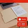 Staples Manila File Folders, Letter Size, 2‑Tab Assorted Positions, Durable Paper Stock, 100/Box~#|#~0E84DEB9-0C04-47A8-9774873B573047FD_sc7