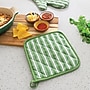 Better Houseware Striped Pot Holder, Green (BTH1683G)~#|#~0E93A4F2-A08F-49A4-B527ED1D5D4D569C_sc7