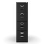Staples 4-Drawer Vertical File Cabinet, Letter Size, Lockable, 51.97"H x 14.9"W x 26.5"D, Black (59603/25411)~#|#~0EA73DA6-6ADE-4B1E-8A614D4388B05233_sc7
