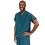 Medline PerforMAX Unisex Reversible 1-Pocket Scrub Top, S, Caribbean Blue (810JCBS-CA)~#|#~0EBA3406-74EA-400A-A54FD67F935CF129_sc7
