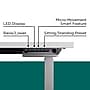 Workplace 2.0 55"W Electric Rectangular Adjustable Standing Desk with Micro Movements, White (WP62092)~#|#~0EC87AB1-545A-4CE1-81AC884E6B580358_sc7