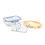 Ello Color Lock Snack Container, 2-Compartment, 2/Pack (140-D234-217)~#|#~0EDCCCF3-C90A-4F16-805B04D86E68FF90_sc7