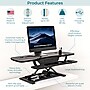 VersaDesk PowerPro 48"W Electric Adjustable Standing Desk Converter, Black (SP7644824-00-01)~#|#~0EDDFC7E-5814-4C8C-92FEC76ADD57F330_sc7
