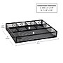 Mind Reader 6-Compartment Metal Drawer Organizer, Black, 2/Set (2DEER-BLK)~#|#~0EE3B5AD-C886-441C-980F4DA57C479099_sc7