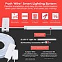 PureOptics LED Push Wire Under Cabinet Lighting Add-On Bar, Adjustable White and RGB, (1) 12" Bar (LEDUC12-CCTPW-B)~#|#~0F0730D3-05DB-412A-B02C5ED18CE34BF1_sc7