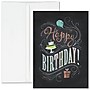 Customizable "Chalkboard Wish" Birthday Card, Blank Inside, w/ Unlined White Fastick Env, 250/Box~#|#~0F142A70-4B22-4D5E-A851C659A64DD3F1_sc7