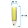 Viribright 8.5 Watts Cool White LED Household Bulb, Each (74404)~#|#~0F2ECE69-F44C-4F38-8D494DF601E3C72E_sc7