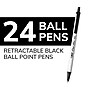 BIC Clic Stic Retractable Ballpoint Pen, Medium Point, 1.0mm, Black Ink, 24/Pack (CSM241-BLK)~#|#~0F2FAC36-7597-488B-B707DAEBF35C33DC_sc7