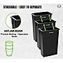 Alpine Industries Trash Can with Two Fold Drop Slot Lid, 23 Gallon, Black (477-BLK-PKG2)~#|#~0F364E46-F6AF-4CD7-93765C49C455CC0C_sc7