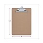 Universal Hardboard Clipboard, Letter, Brown, 8 1/2" x 11"~#|#~0F3D26EB-67AA-41E0-BDA0262C88AE4A58_sc7