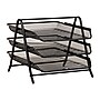 Mind Reader Metal Mesh Front Loading Letter Tray, Letter/Legal Size, Black (3TPAPER-BLK)~#|#~0F41E377-A2B5-47C6-AB4D8A882132E032_sc7