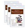 Strathmore 400 Series Mixed Media Cards & Envelopes, 4.875" x 3.5", White, 6/Pack, 3 Packs/Bundle (STTP20518-3)~#|#~0F44B08F-3FBA-4AFD-8AD3609FEDF81EDC_sc7