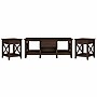 Bush Furniture Key West 47" x 24" Coffee Table with Set of 2 End Tables, Bing Cherry (KWS023BC)~#|#~0F567272-44E4-4C7F-8E78C6BCF441C690_sc7
