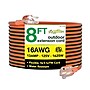 GoGreen Power 16/3 8' Heavy Duty Extension Cord, Lighted End, Orange (GG-13708)~#|#~0F64DCC4-4AEE-4037-AD18110812A2AB82_sc7