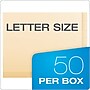 Pendaflex Reinforced Classification Folder, 3/4" Expansion, Letter Size, Manila, 50/Box (13240)~#|#~0F68FF88-CF3A-49C0-AFE1D2C2C73FF908_sc7