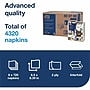 Tork Xpressnap Fit 100% Recycled Beverage Napkin, 2-Ply, White, 720 Napkins/Pack, 6/Carton (TRK800700)~#|#~0F960933-EAA9-4A13-89CD6BBCAC0122DD_sc7