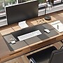 Smead Large Vegan Leather Anti-Slip Desk Pad, 36" x 17", Charcoal (64828)~#|#~0FAF5384-6D3E-4FE7-AC42E964405D3553_sc7