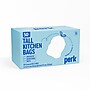 Perk™ 13 Gallon Kitchen Trash Bag, 28" x 24", Low Density, 0.9 mil, White, 50 Bags/Box (PK56745)~#|#~0FD253DC-5B3D-4AAE-A91EE87CC6E841B8_sc7