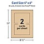 Avery Matte General Use Blank Cards, Kraft Brown, 50/Pack (95344)~#|#~0FDB9C17-C72C-4994-80ED1F2F6006DFCA_sc7