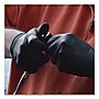 GloveWorks by AMMEX Heavy-Duty Industrial Nitrile Gloves, Powder-Free, 6 mil, Large, Black, 100 Gloves/Box, 10 Boxes/Carton~#|#~100070F7-933D-45DF-8351513F20BF1135_sc7
