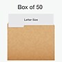 Pendaflex Heavy Duty File Folder, 1/3-Cut Tab, Assorted, Letter Size, Kraft, 50/Box (1007030)~#|#~1038DFF8-19F4-4763-924FF22C46C3172B_sc7