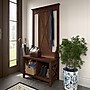 Bush Furniture Key West 66" Hall Tree with Shoe Storage Bench, Bing Cherry (KWS166BC-03)~#|#~103C6D09-A1B2-494E-AD4CF4CAA3645B15_sc7