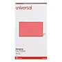 Universal Recycled Hanging File Folder, Legal Size, Red, 25/Box (UNV14218)~#|#~1059792E-D002-429F-8572A5DC910EECB0_sc7