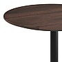 Flash Furniture Acadia 31.25" Round Wooden Dining Table with X-Base, Dark Brown/Black Base (STRD31WBRT2222)~#|#~10651C7B-CEBF-4F9A-A35ABFEBACD0CC39_sc7