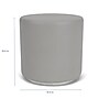 Lesro Bloom Vinyl Round Pouf Ottoman, Chambray Light Navy (PF0118.SSV-01CHLN)~#|#~1065F0AB-75C6-4301-A7E03BB363D5AF97_sc7