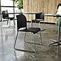 Flash Furniture Hercules Kenai Office Reception Stack Chair, Black Plastic/Chrome Frame (RUT239ANBKCR)~#|#~1079CDCC-986D-428E-B069F7B59120F110_sc7