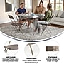 Flash Furniture HERCULES Plastic Folding Chair, Premium Brown, 24/Pack (24LEL3BRN)~#|#~1080CCAD-FB4B-4648-95E2A4F3368129BE_sc7