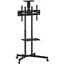 Mount-It! 2-Shelf Steel Mobile TV Cart Stand, Black (MI-876)~#|#~10874063-D716-4E43-9CD5BF8F2B24AF3A_sc7