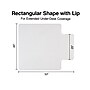 Staples Hard Floor Chair Mat with Lip, 45" x 53'', Clear (20231-CC)~#|#~10914B9B-58D0-43E2-9AA1C3E45A442D9B_sc7